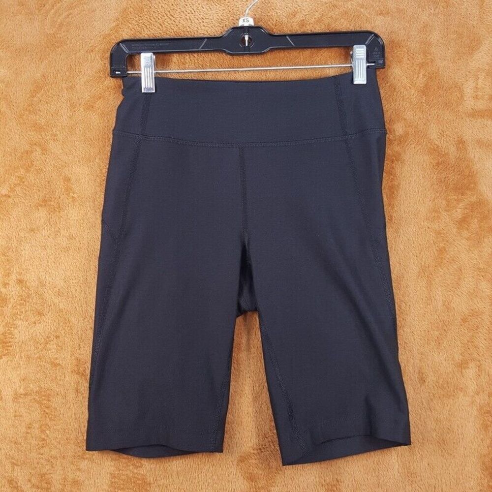 OUTDOOR VOICES Womens Bike Shorts Small Black Pull On 10"